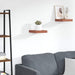 Vegghylle Veggmontert Rød 23 x 23,5 x 4 cm Konstruert tre