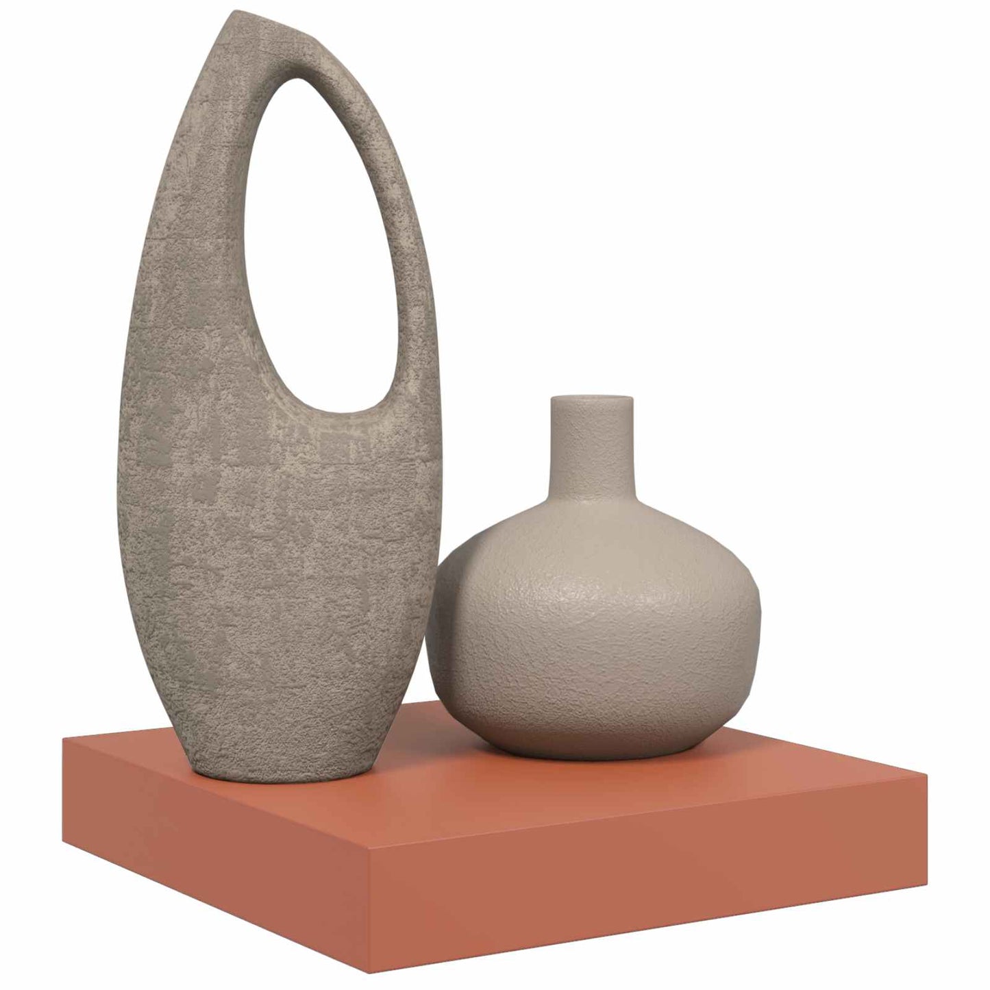 Vegghylle Veggmontert Rød 23 x 23,5 x 4 cm Konstruert tre