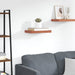 Vegghylle Veggmontert Rød 40 x 23,5 x 4 cm Konstruert tre
