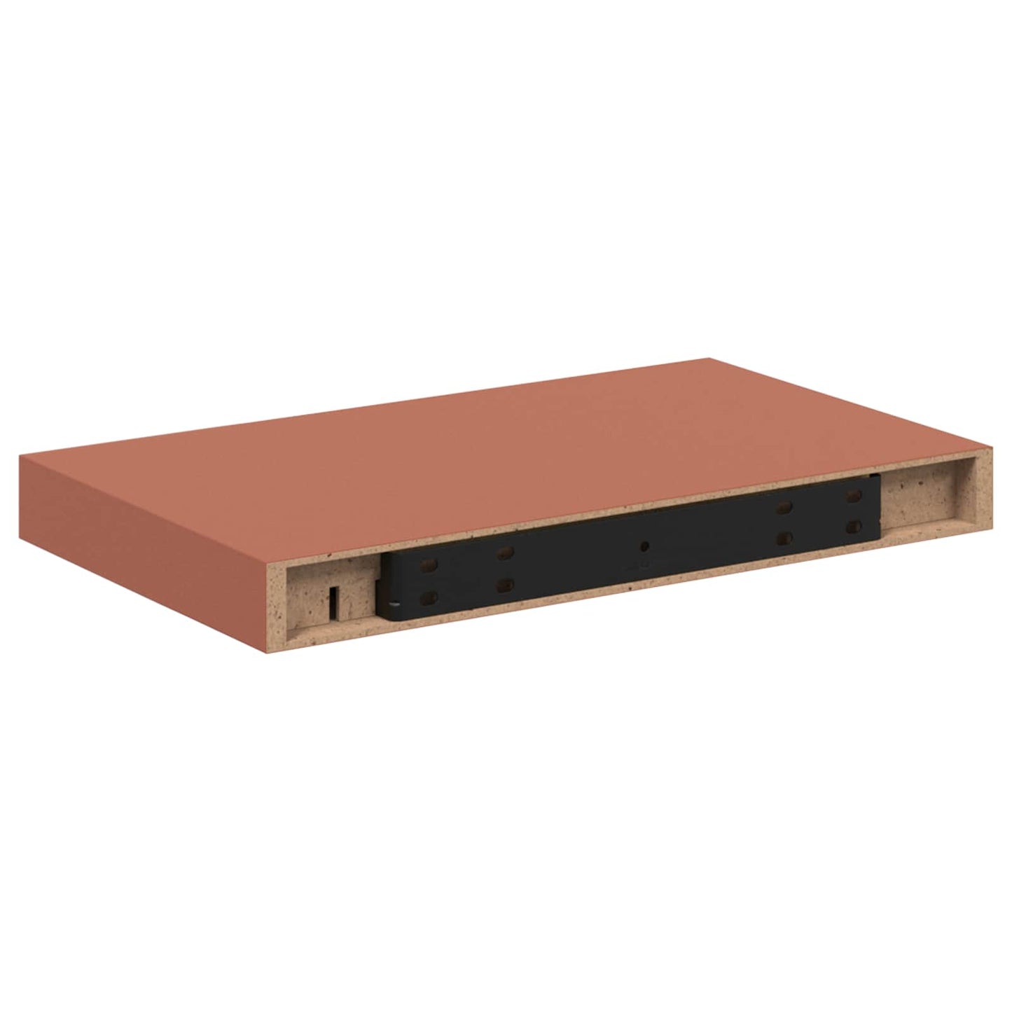 Vegghylle Veggmontert 2 pcs Rød 40 x 23,5 x 4 cm Konstruert tre