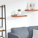 Vegghylle Veggmontert Rød 50 x 23 x 4 cm Konstruert tre