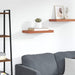 Vegghylle Veggmontert Rød 60 x 23 x 4 cm Konstruert tre