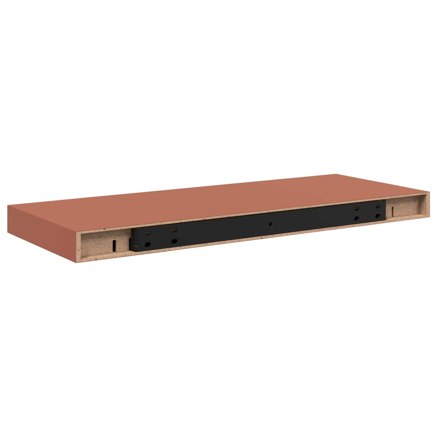 Vegghylle Veggmontert 4 pcs Rød 60 x 23 x 4 cm Konstruert tre