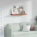Vegghylle Veggmontert Rød 80 x 23,5 x 4 cm Konstruert tre