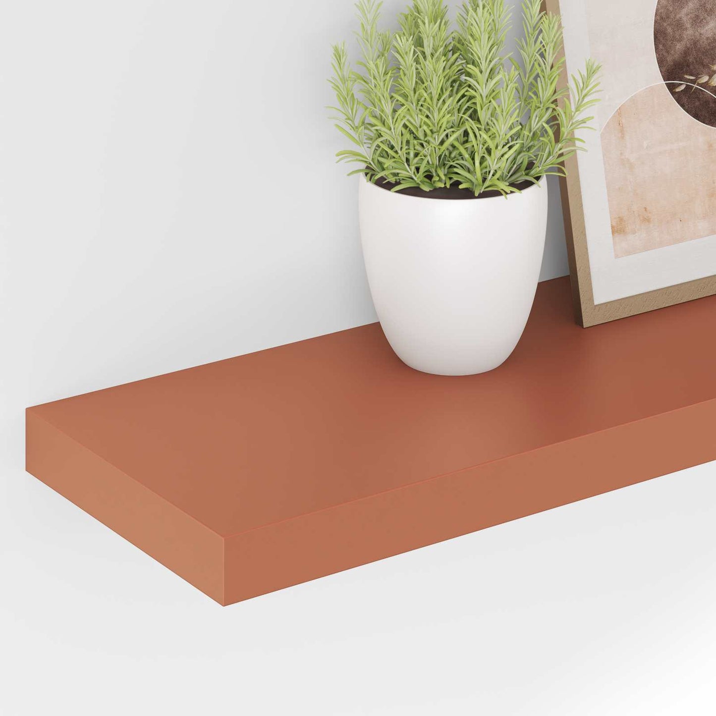 Vegghylle Veggmontert 4 pcs Rød 80 x 23,5 x 4 cm Konstruert tre