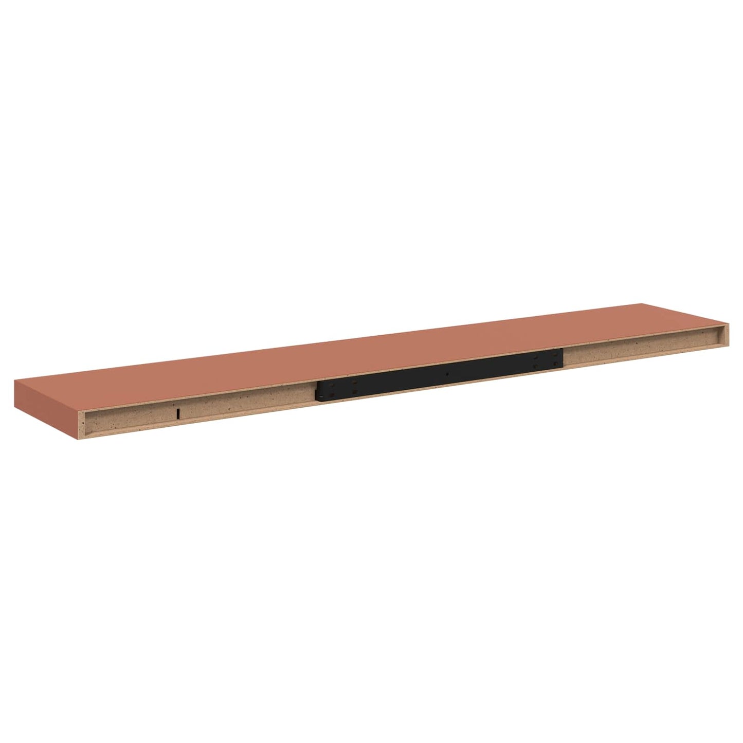 Vegghylle Veggmontert Rød 120 x 23,5 x 4 cm Konstruert tre