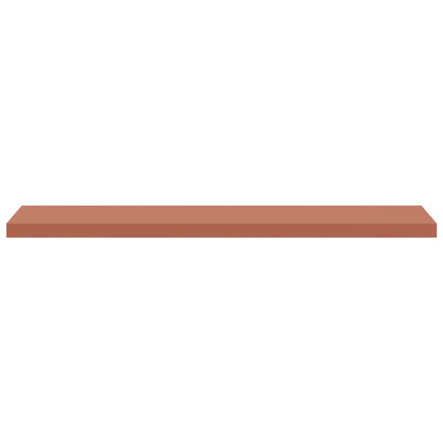 Vegghylle 2 pcs Rød 120 x 23,5 x 4 cm Konstruert tre