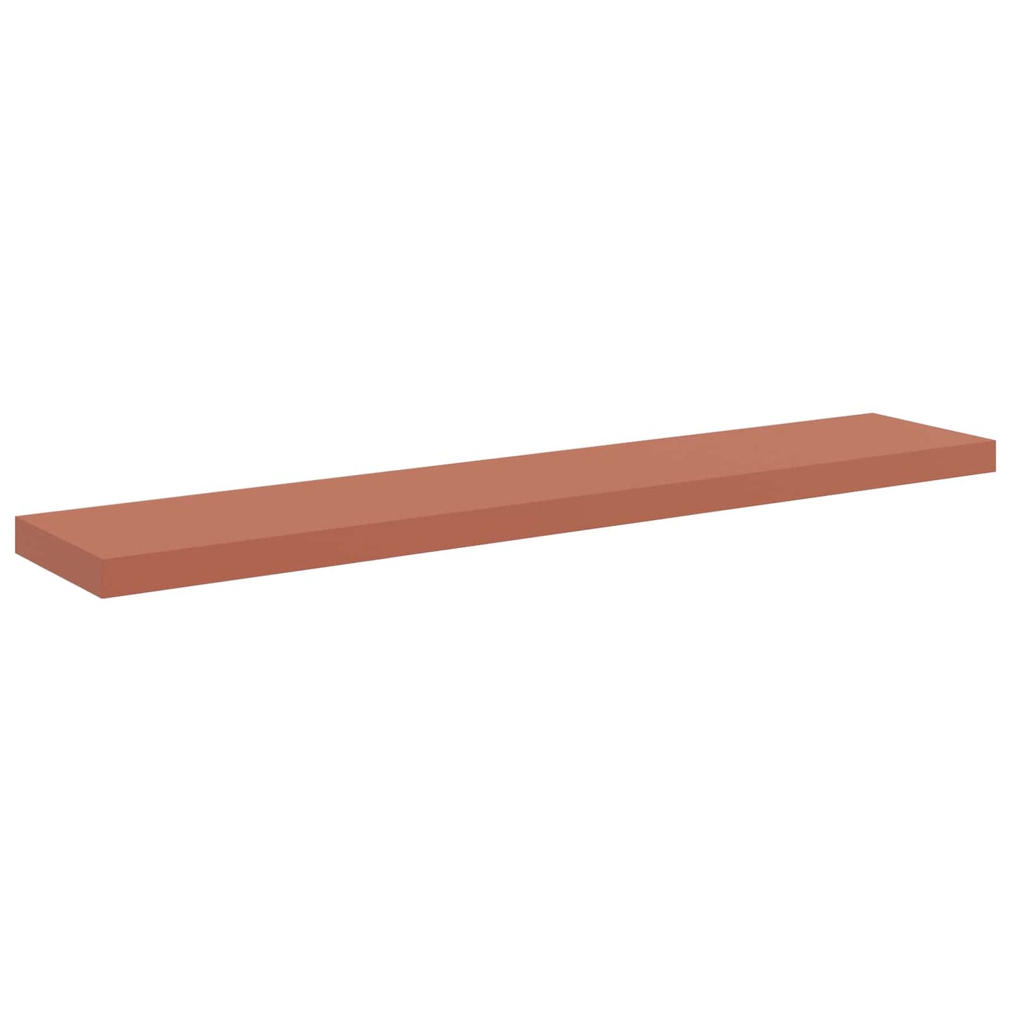 Vegghylle 4 pcs Rød 120 x 23,5 x 4 cm Konstruert tre