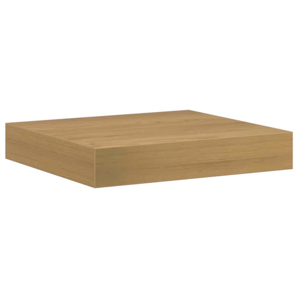 Vegghylle Veggmontert Brun 23 x 23,5 x 4 cm Konstruert tre