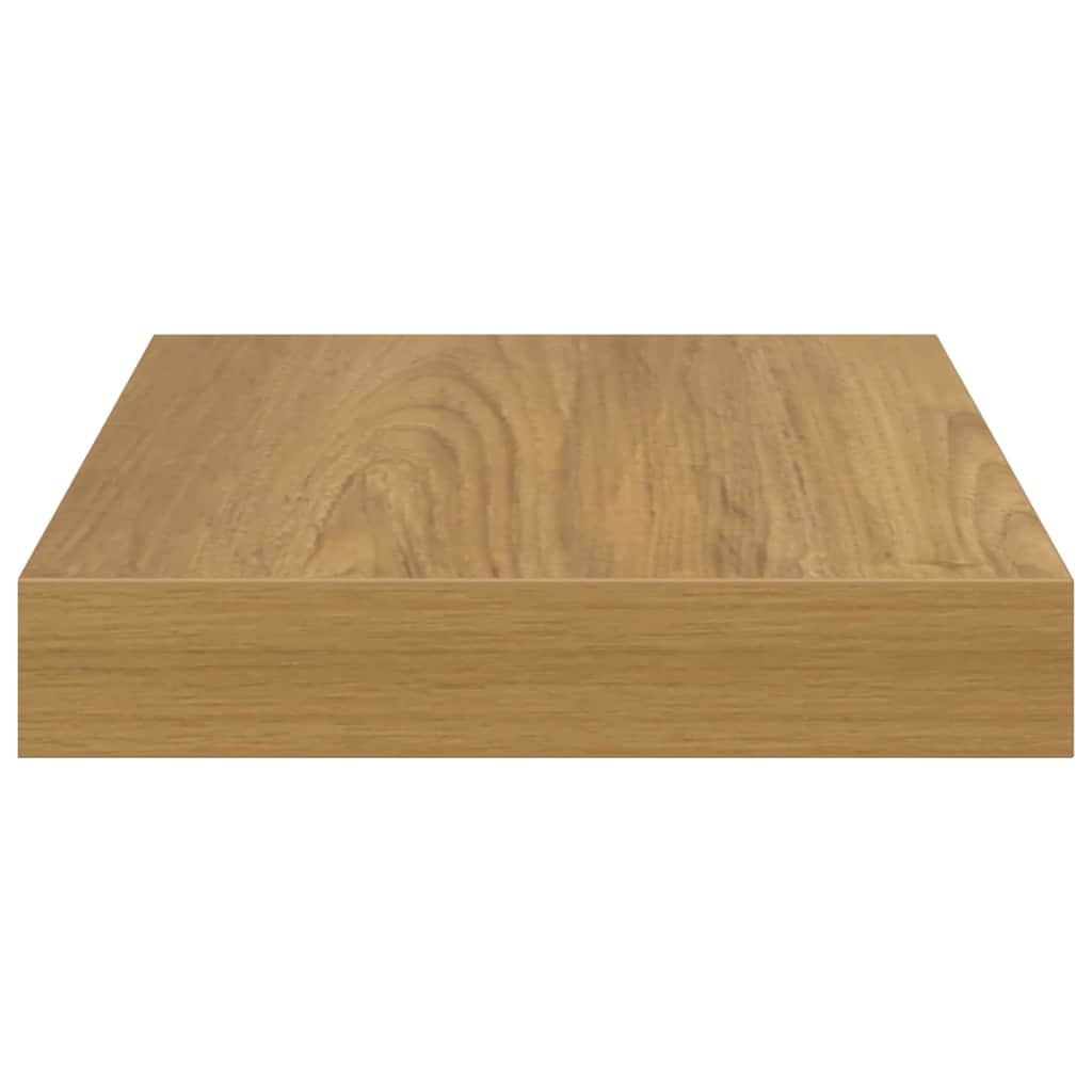 Vegghylle 4 pcs Brun 23 x 23,5 x 4 cm Konstruert tre