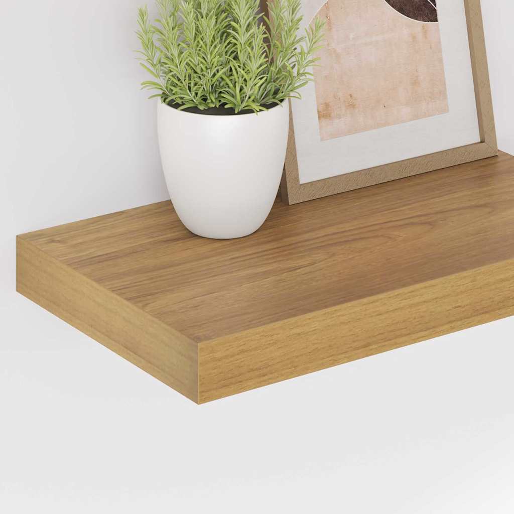 Vegghylle Veggmontert Brun 40 x 23,5 x 4 cm Konstruert tre