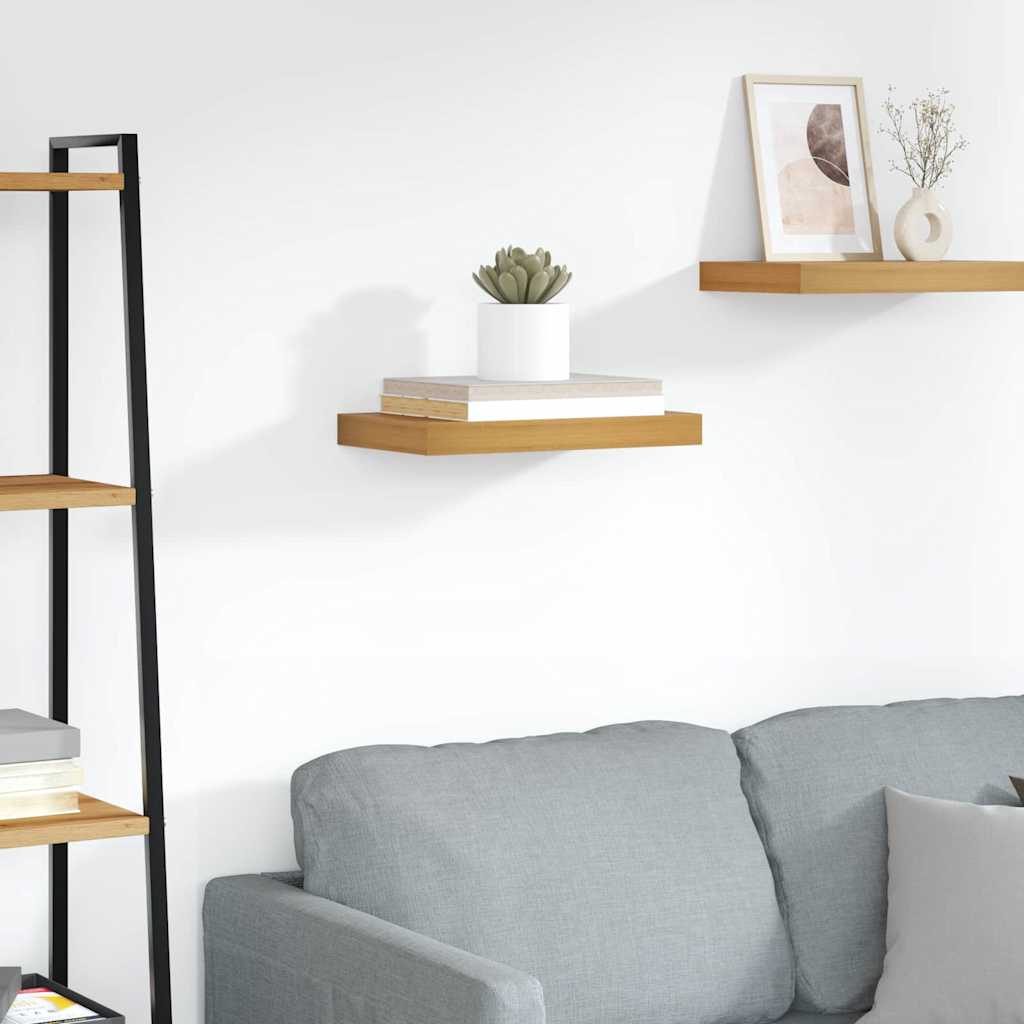 Vegghylle Veggmontert Brun 40 x 23,5 x 4 cm Konstruert tre
