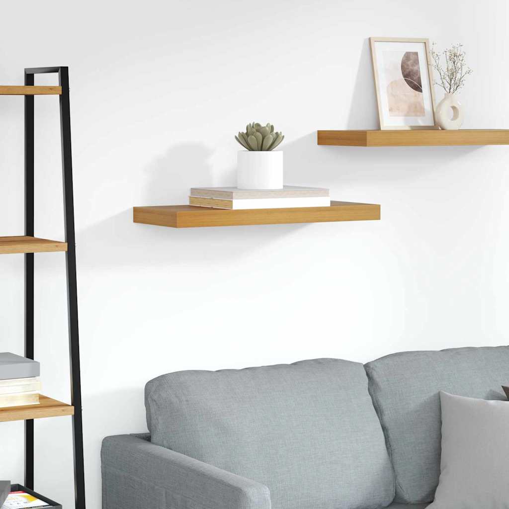 Vegghylle Veggmontert Brun 60 x 23 x 4 cm Konstruert tre