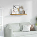 Vegghylle Veggmontert Brun 80 x 23,5 x 4 cm Konstruert tre