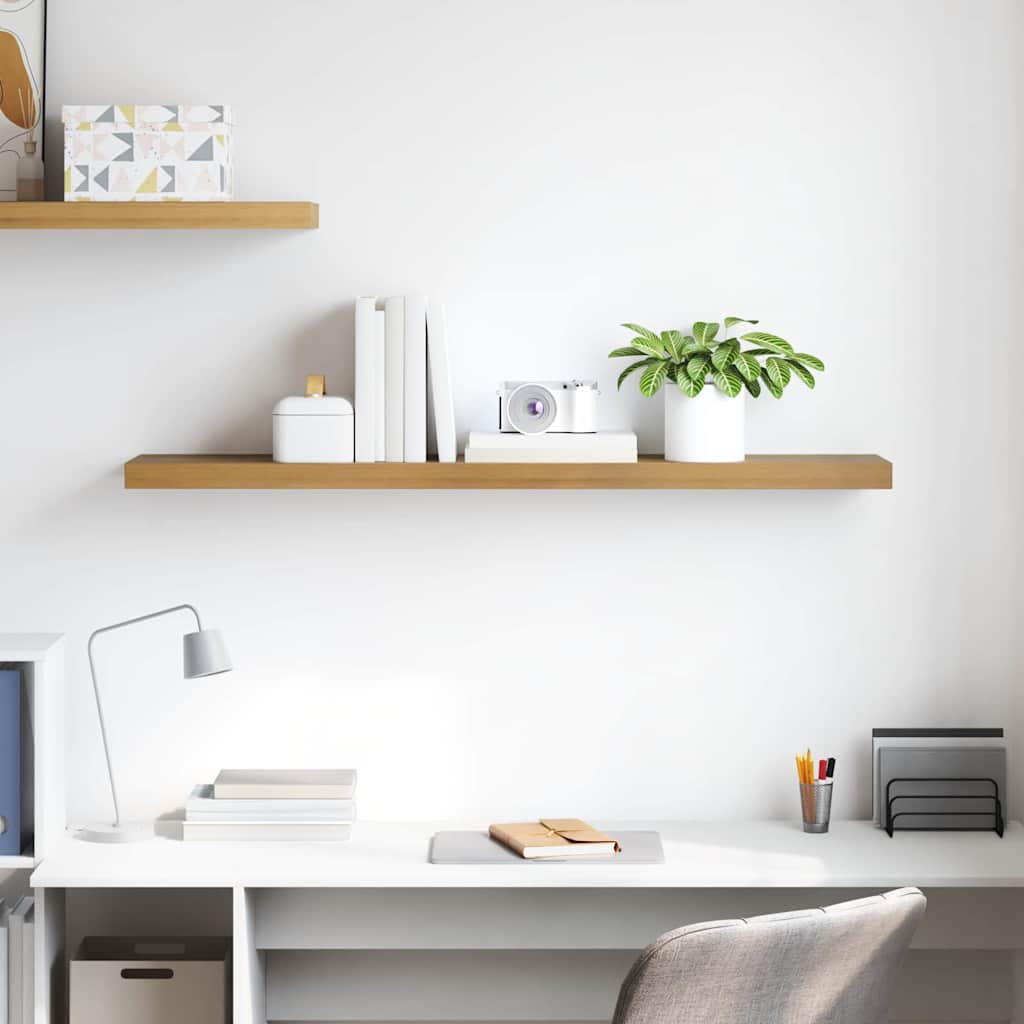 Vegghylle Veggmontert Brun 120 x 23,5 x 3,8 cm Konstruert tre