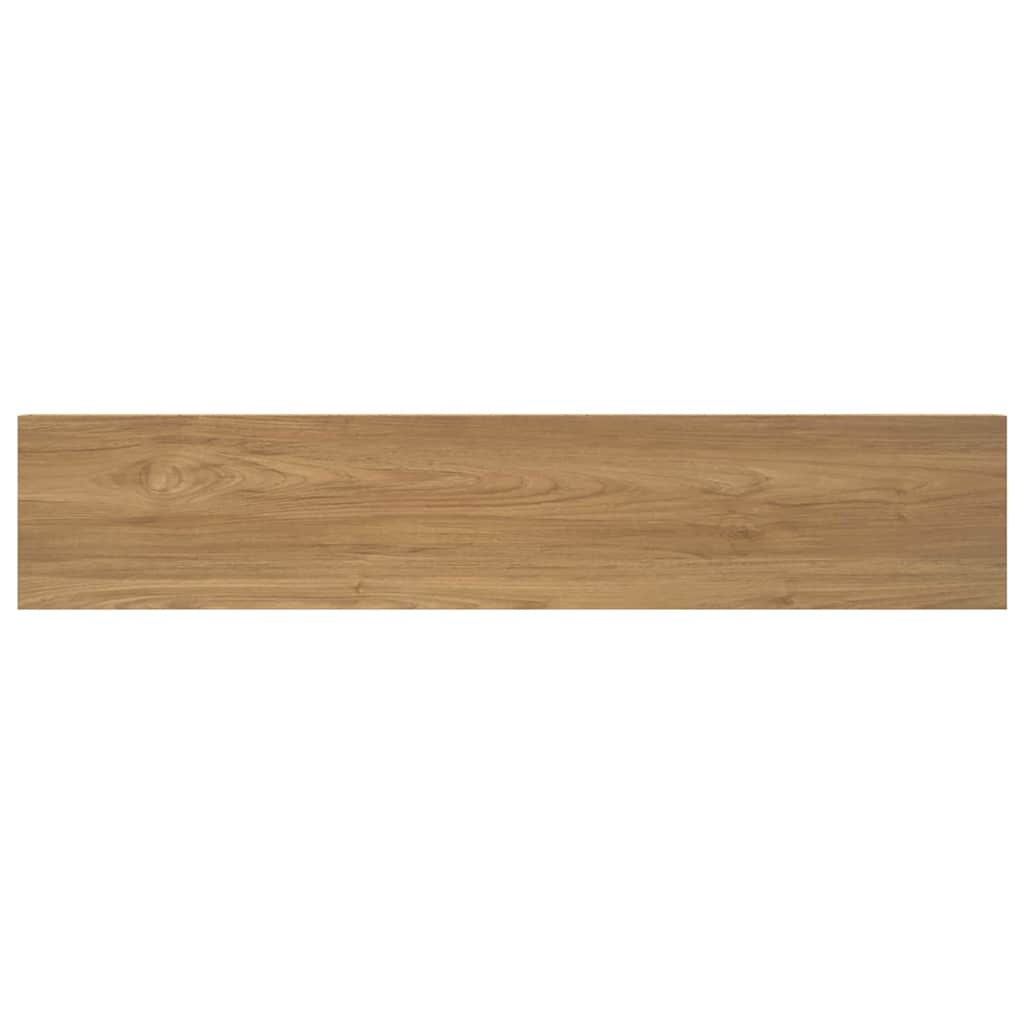 Vegghylle Veggmontert 2 stk. Brun 120 x 23,5 x 3,8 cm