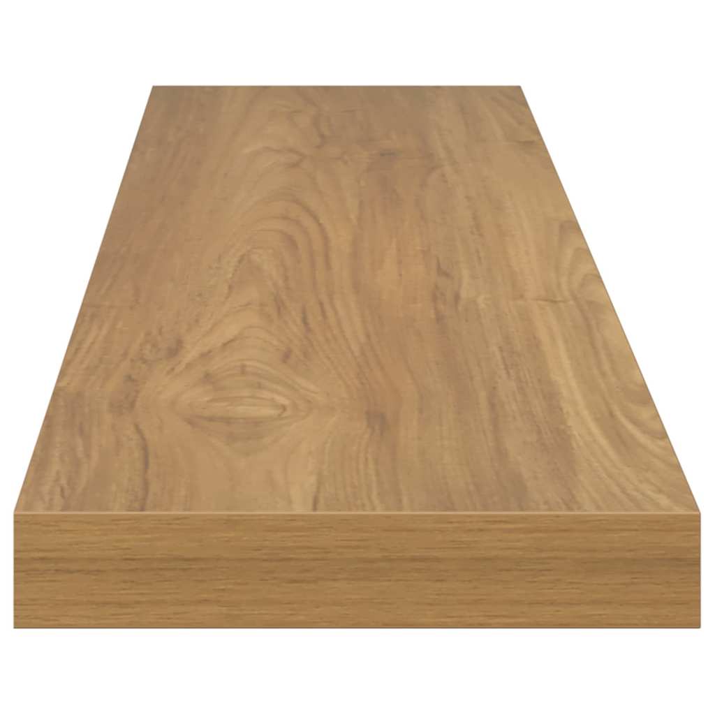 Vegghylle Veggmontert 4 stk. Brun 120 x 23,5 x 3,8 cm