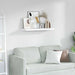 Vegghylle Veggmontert Hvit marmor 90 x 23,5 x 3,8 cm