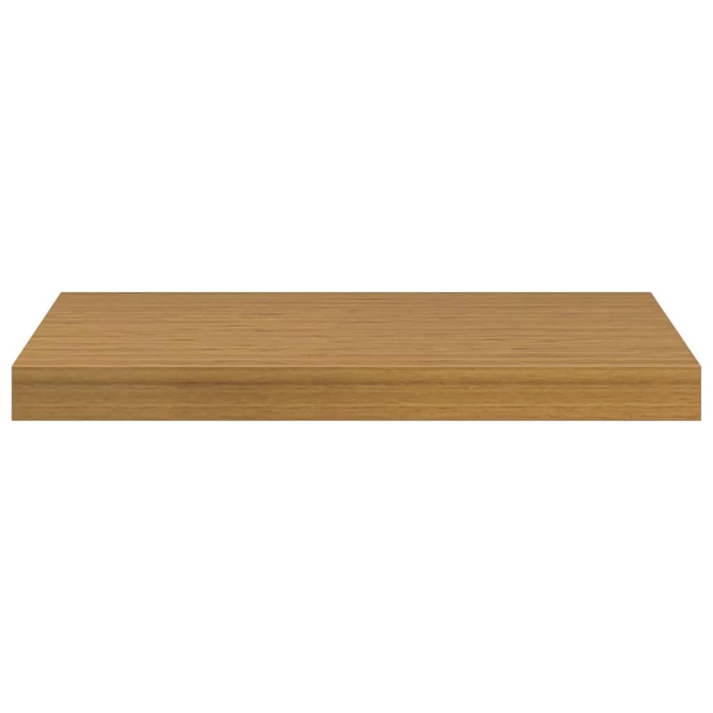 Vegghylle Veggmontert 2 pcs Beige 50 x 23 x 4 cm Konstruert tre