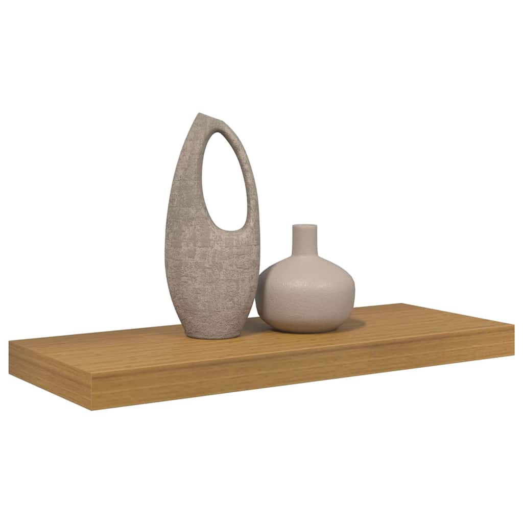 Vegghylle Veggmontert Beige 60 x 23 x 4 cm Konstruert tre