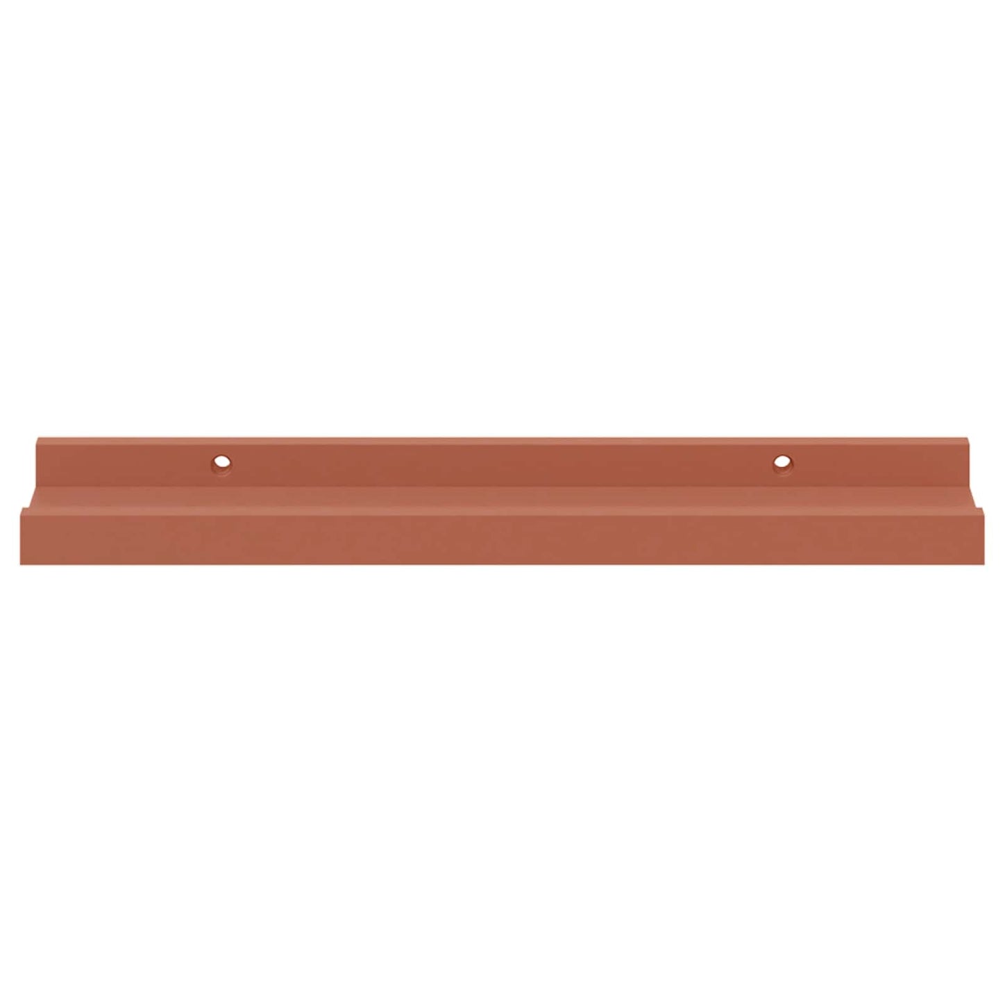 Vegghylle med hylle 2 pcs Rød 40 x 9 x 3 cm Konstruert tre