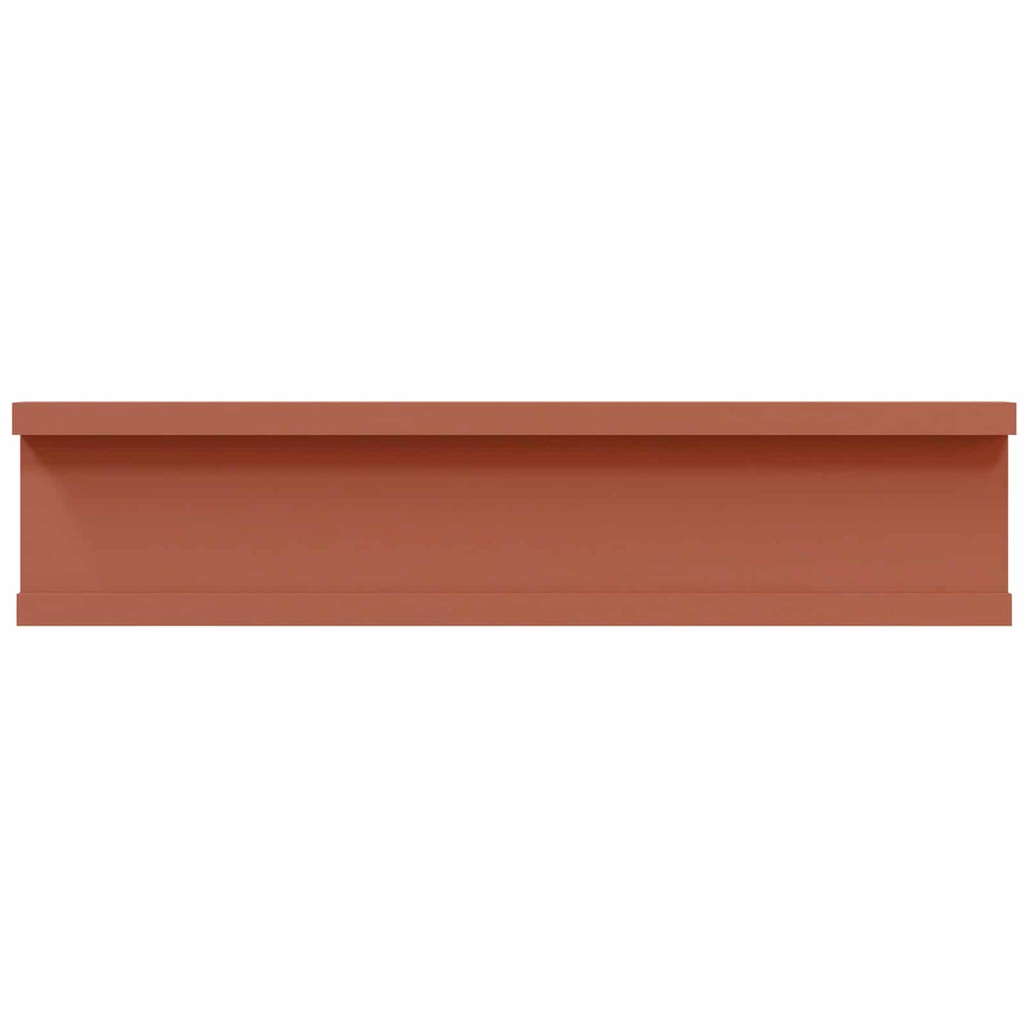 Vegghylle med hylle 2 pcs Rød 40 x 9 x 3 cm Konstruert tre