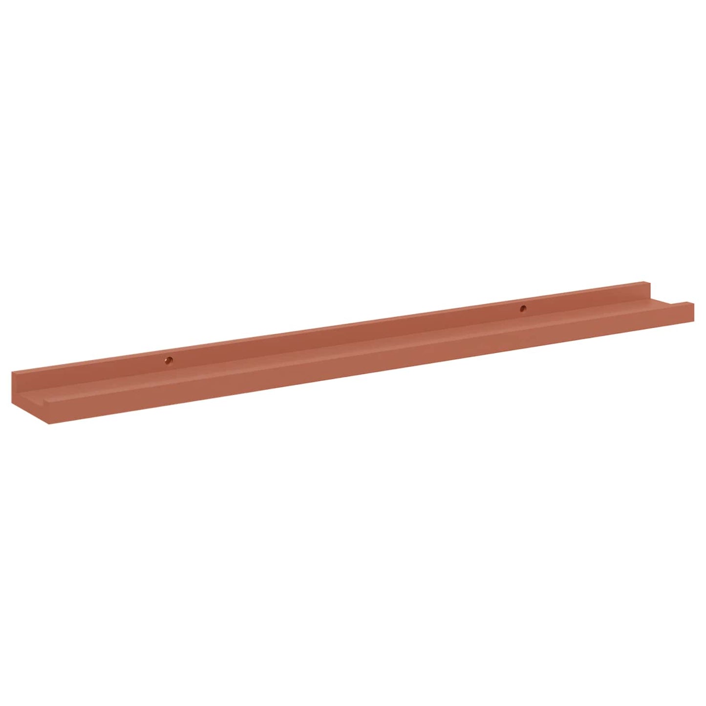 Vegghylle med hylle 2 pcs Rød 80 x 9 x 3 cm Konstruert tre