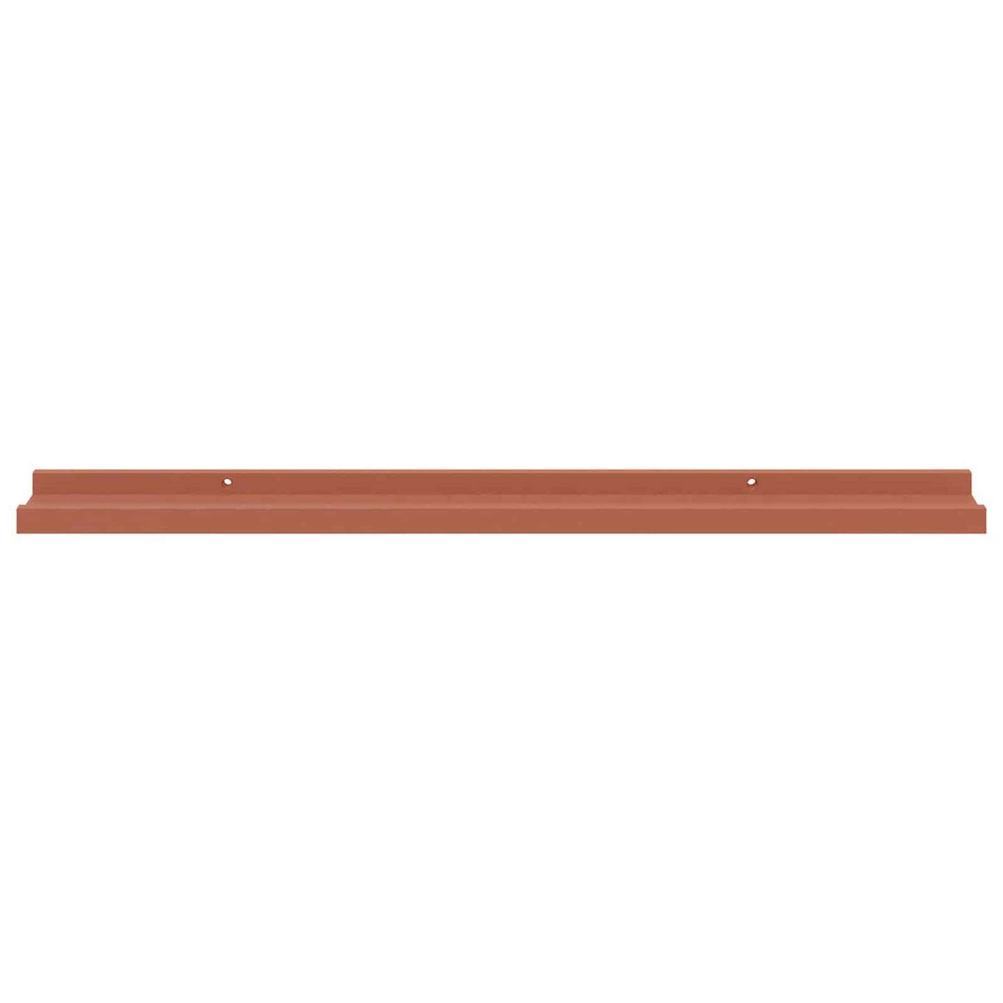 Vegghylle med hylle 2 pcs Rød 80 x 9 x 3 cm Konstruert tre