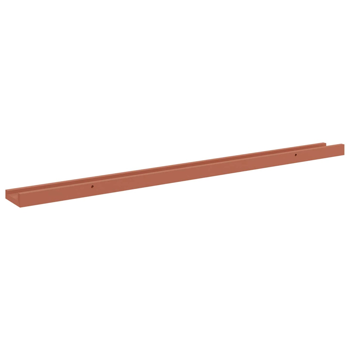 Vegghylle med hylle 2 pcs Rød 100 x 9 x 3 cm Konstruert tre