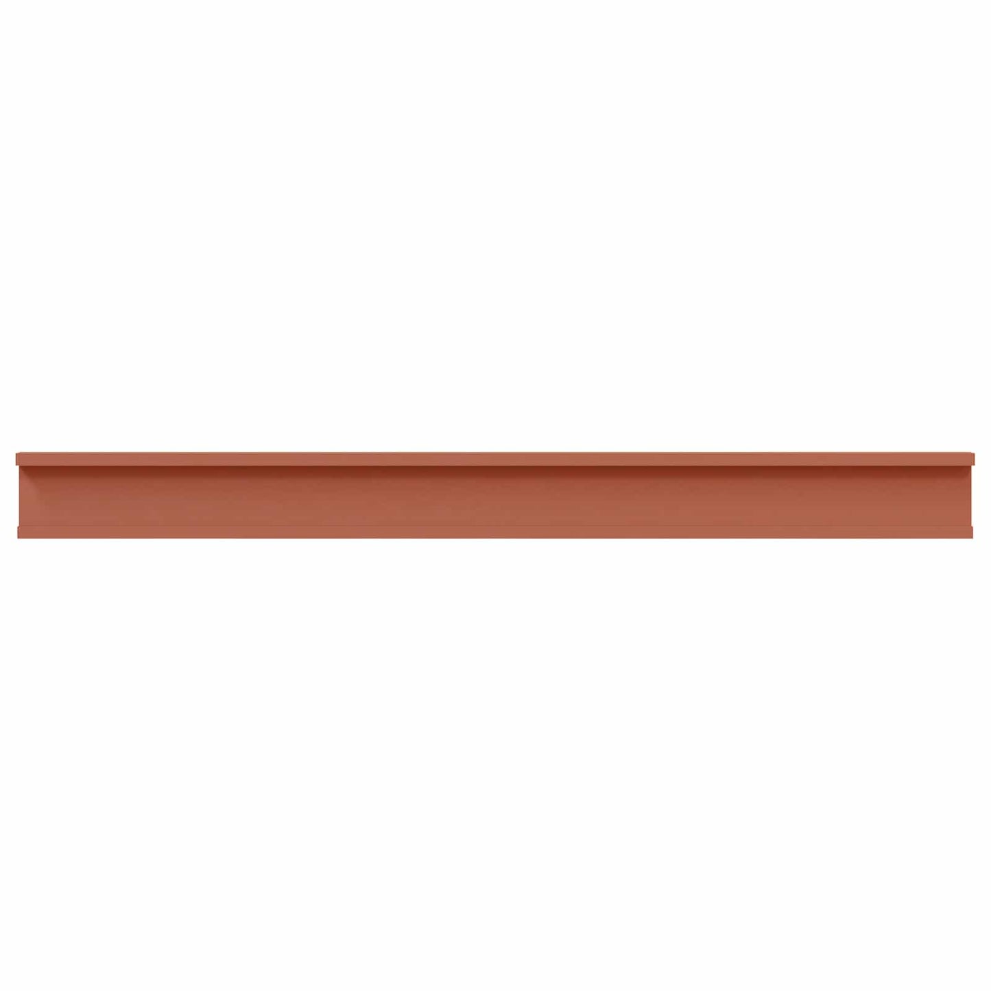 Vegghylle med hylle 2 pcs Rød 100 x 9 x 3 cm Konstruert tre