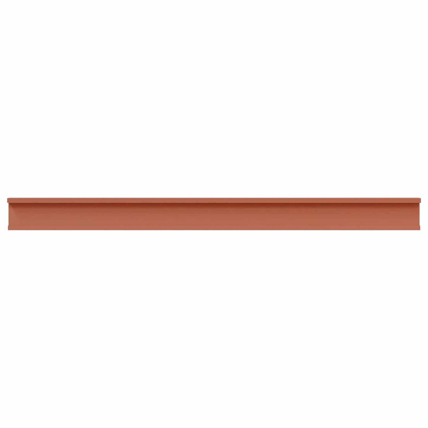 Vegghylle med hylle 2 pcs Rød 115 x 9 x 3 cm Konstruert tre