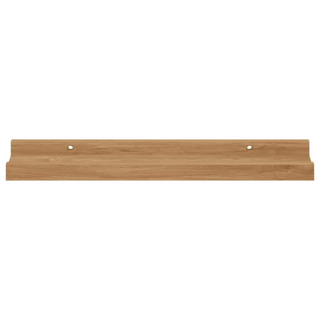 Vegghylle Veggmontert 4 stk. Brun 40 x 9 x 3 cm Konstruert tre