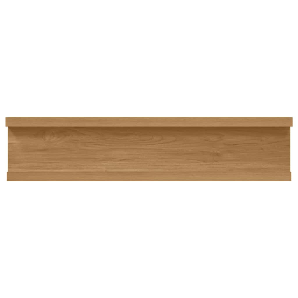 Vegghylle Veggmontert 4 stk. Brun 40 x 9 x 3 cm Konstruert tre