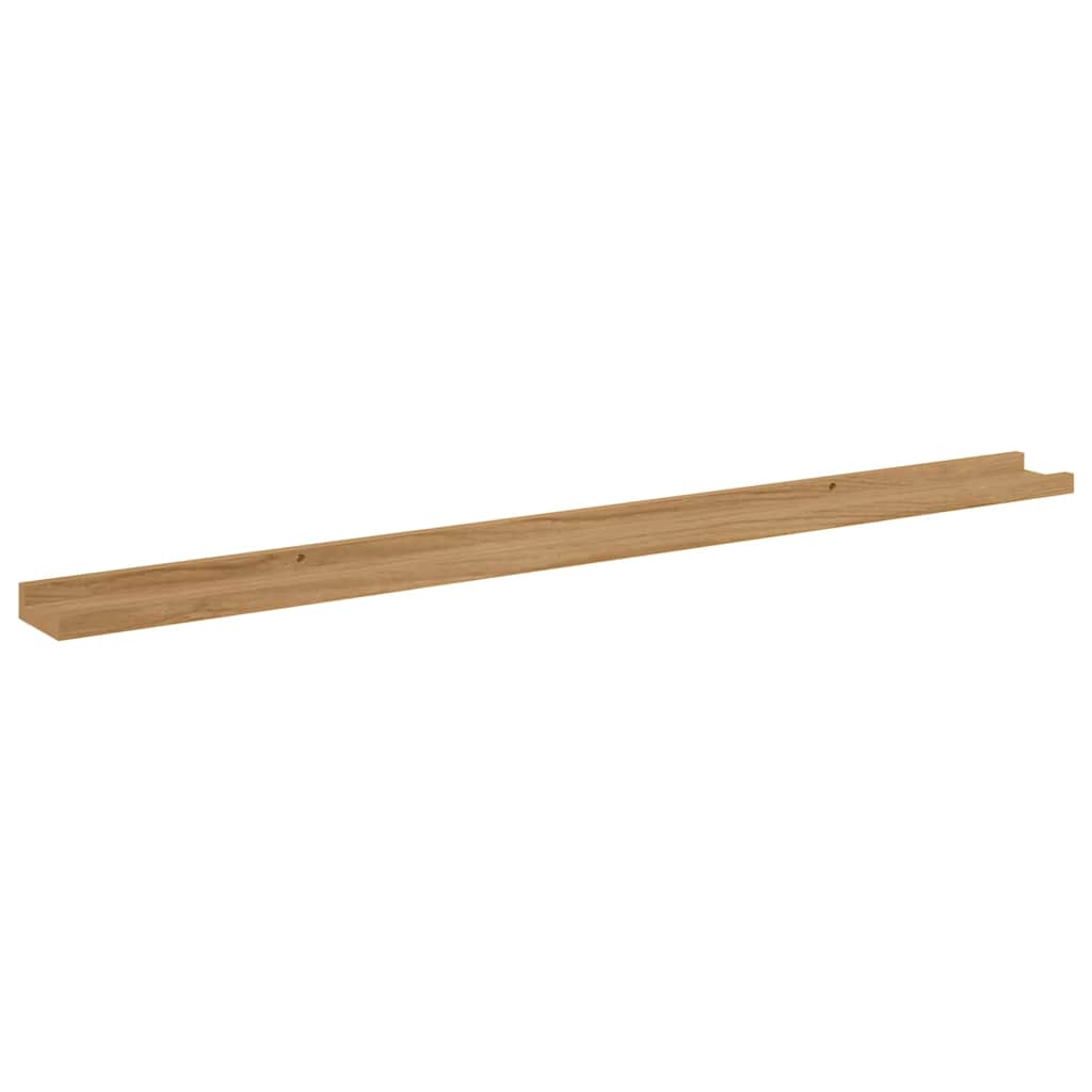 Vegghylle Veggmontert 4 stk. Brun 115 x 9 x 3 cm Konstruert tre