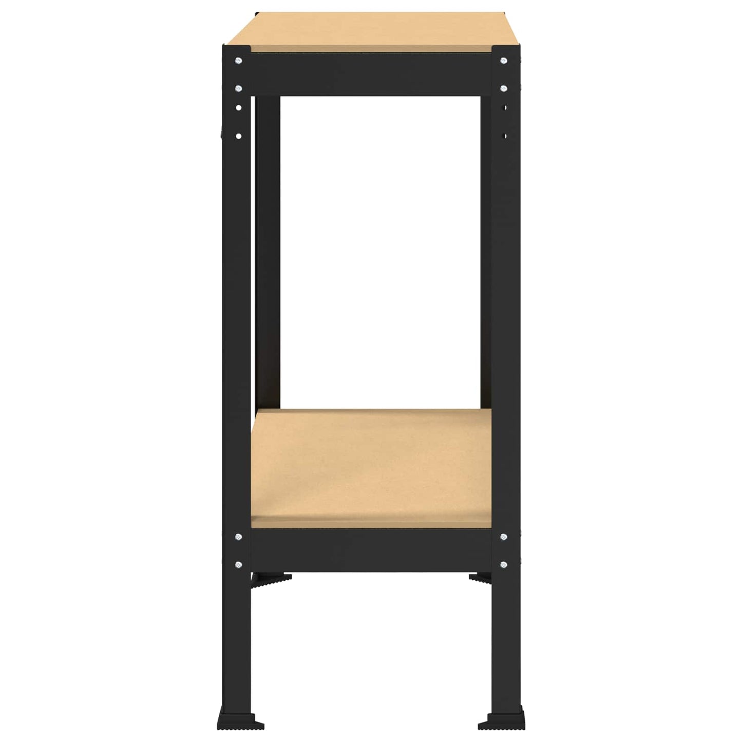 Arbeidsbenk Svart 81 x 41 x 91 cm Ingeniørtre og metall