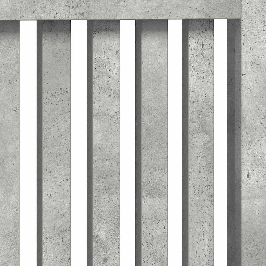 Radiator Deksel Betonggrå 172 x 19 x 81,5 cm Konstruert tre
