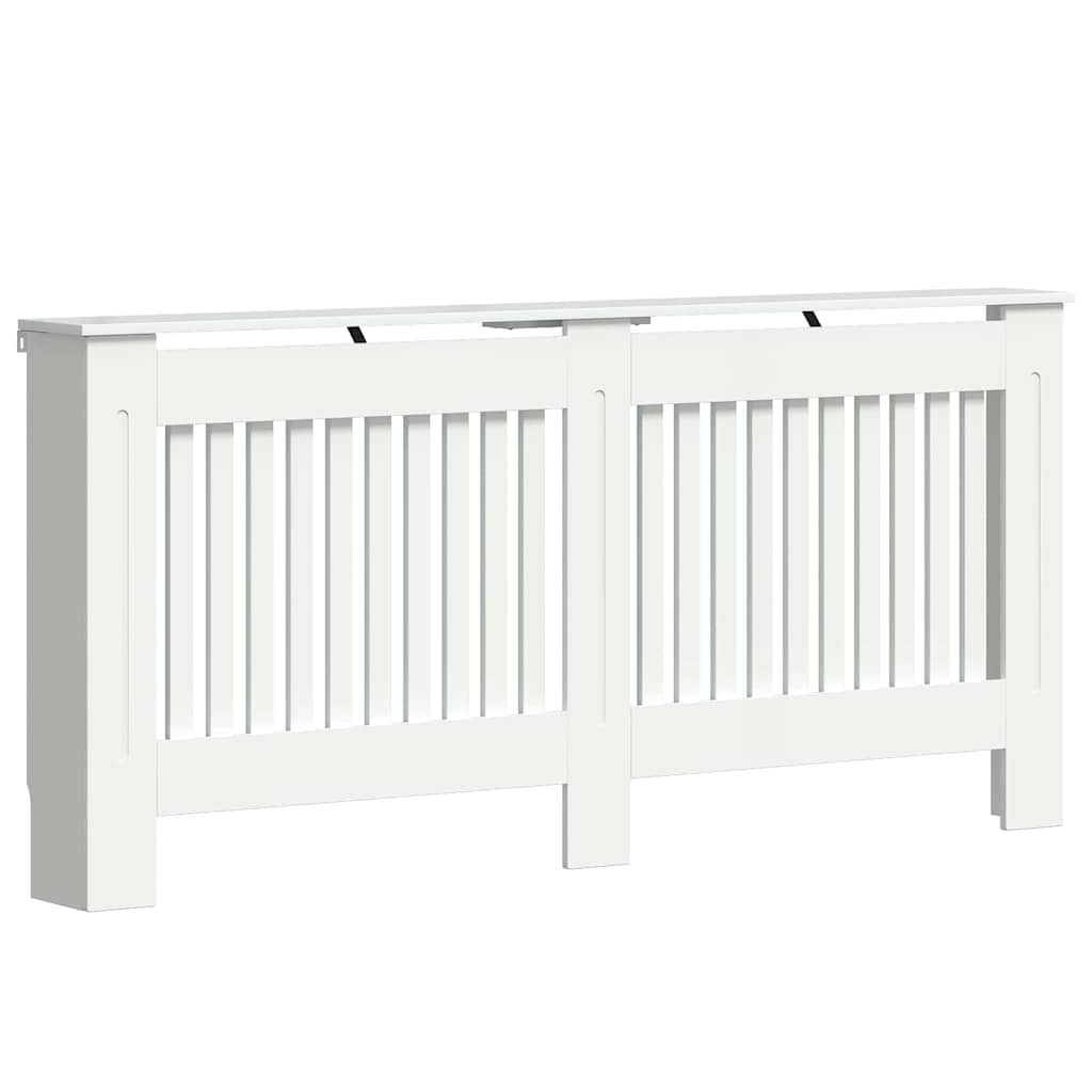 Radiator Deksel Høyglanset hvit 172 x 19 x 81,5 cm