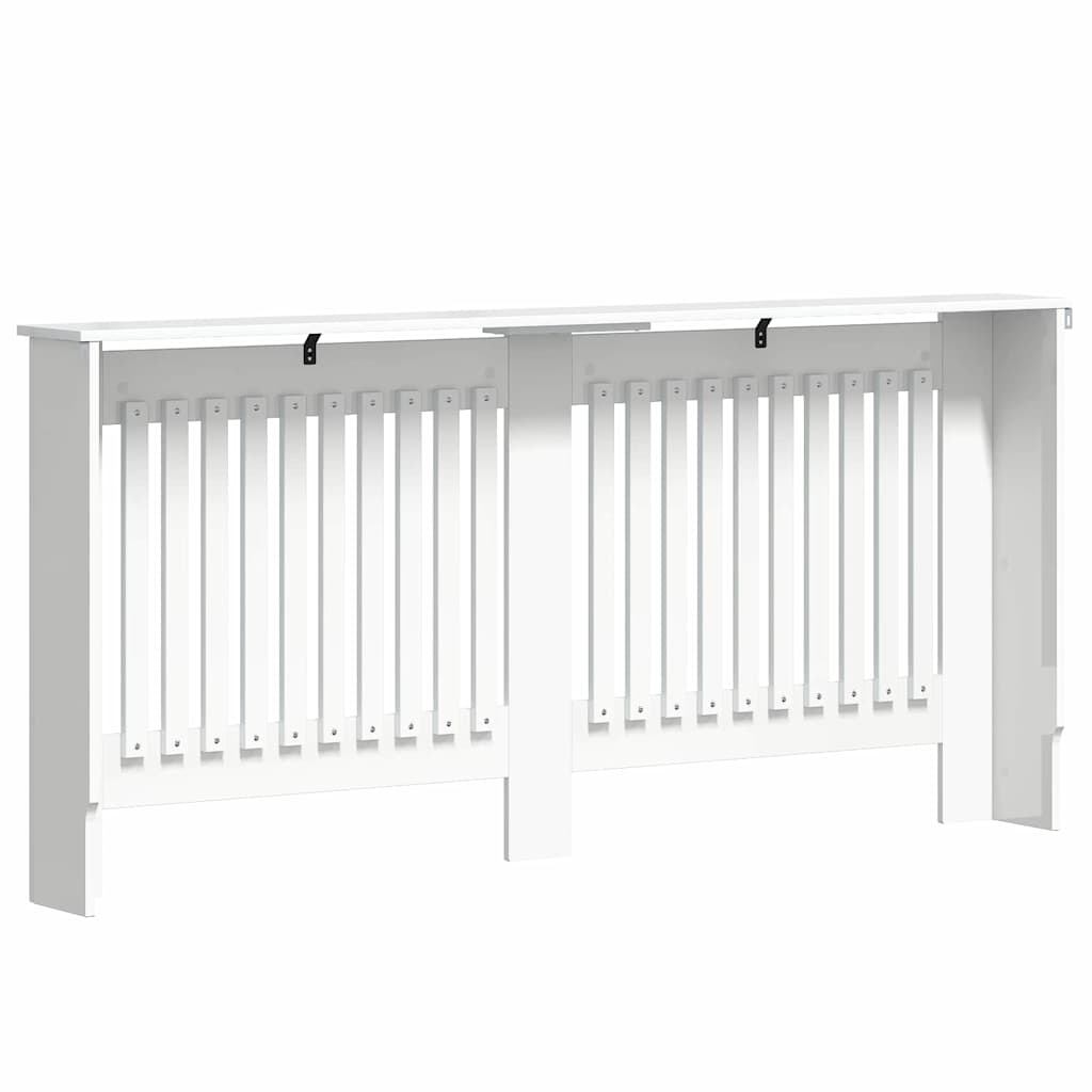 Radiator Deksel Høyglanset hvit 172 x 19 x 81,5 cm