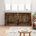 Radiator Deksel Røkt Eik 172 x 19 x 81,5 cm Konstruert tre