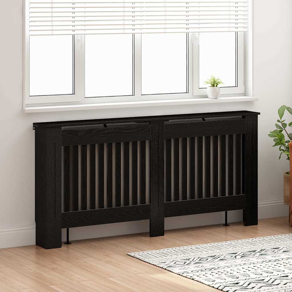 Radiator Deksel Svart eik 172 x 19 x 81,5 cm Konstruert tre