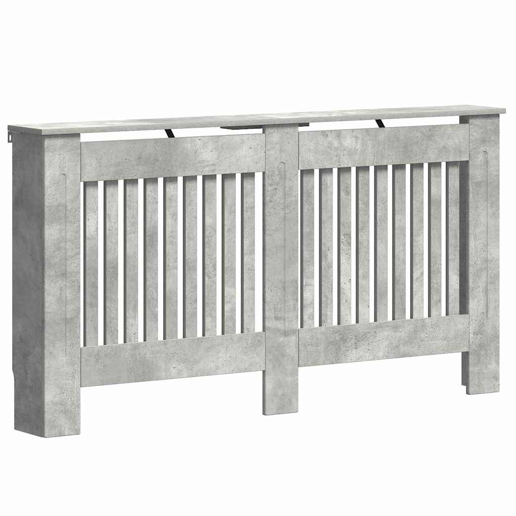Radiator Deksel Betonggrå 152 x 19 x 81,5 cm Konstruert tre