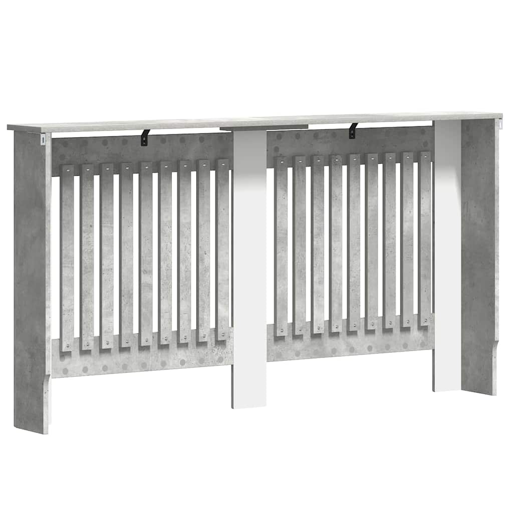 Radiator Deksel Betonggrå 152 x 19 x 81,5 cm Konstruert tre