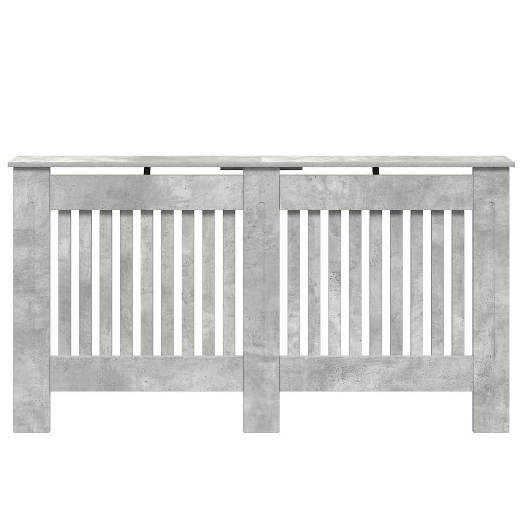Radiator Deksel Betonggrå 152 x 19 x 81,5 cm Konstruert tre