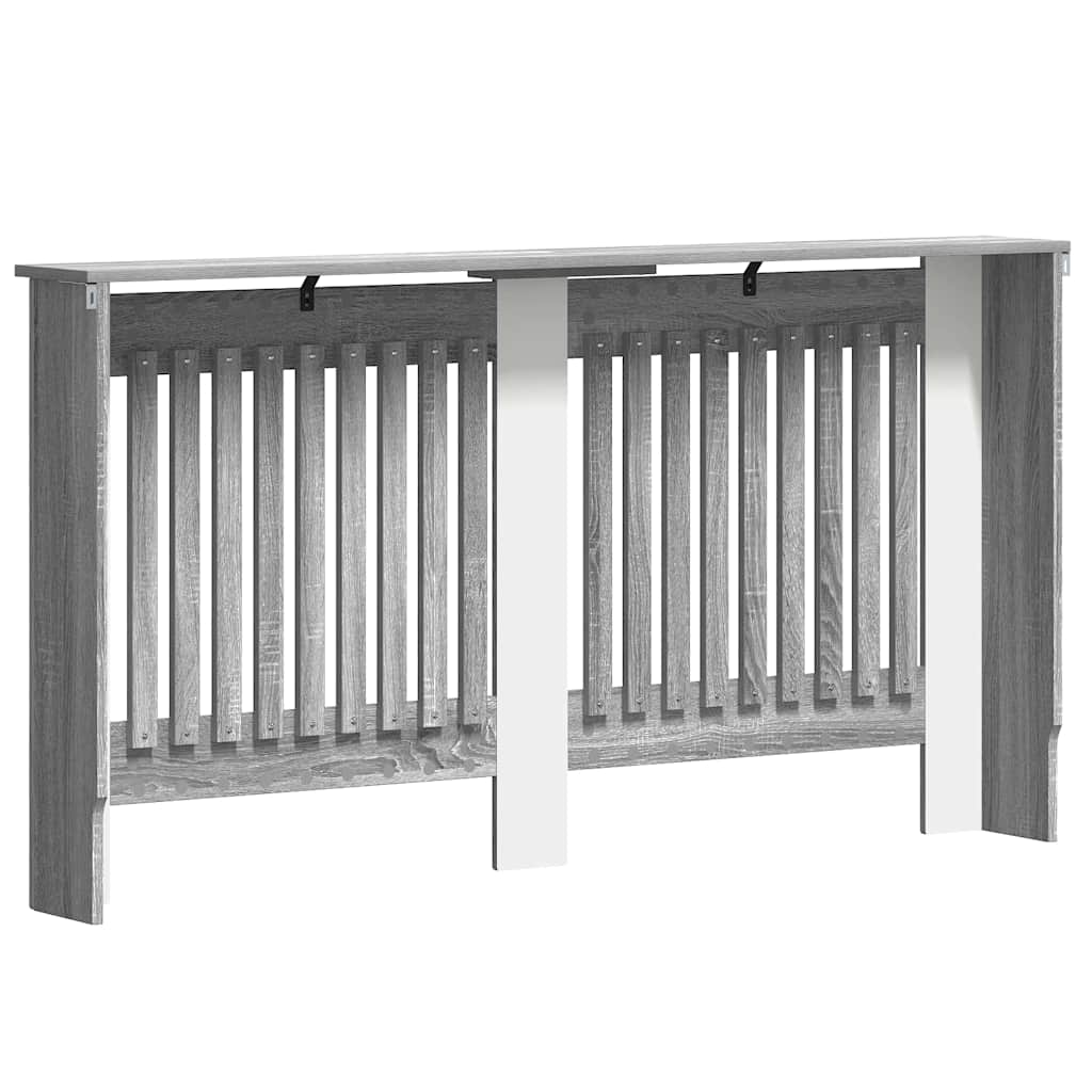 Radiator Deksel Grå Sonoma 152 x 19 x 81,5 cm Konstruert tre