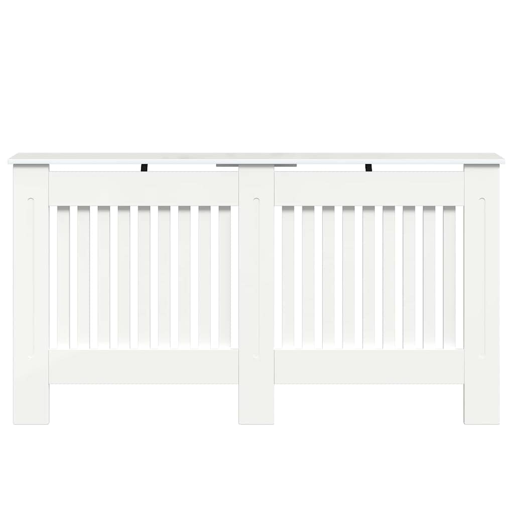 Radiator Deksel Høyglanset hvit 152 x 19 x 81,5 cm
