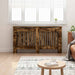 Radiator Deksel Røkt Eik 152 x 19 x 81,5 cm Konstruert tre