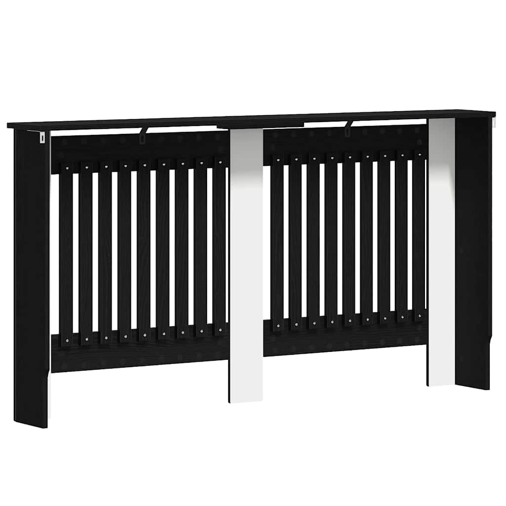 Radiator Deksel Svart eik 152 x 19 x 81,5 cm Konstruert tre