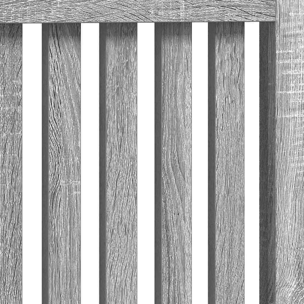 Radiator Deksel Grå Sonoma 78 x 19 x 81,5 cm Konstruert tre
