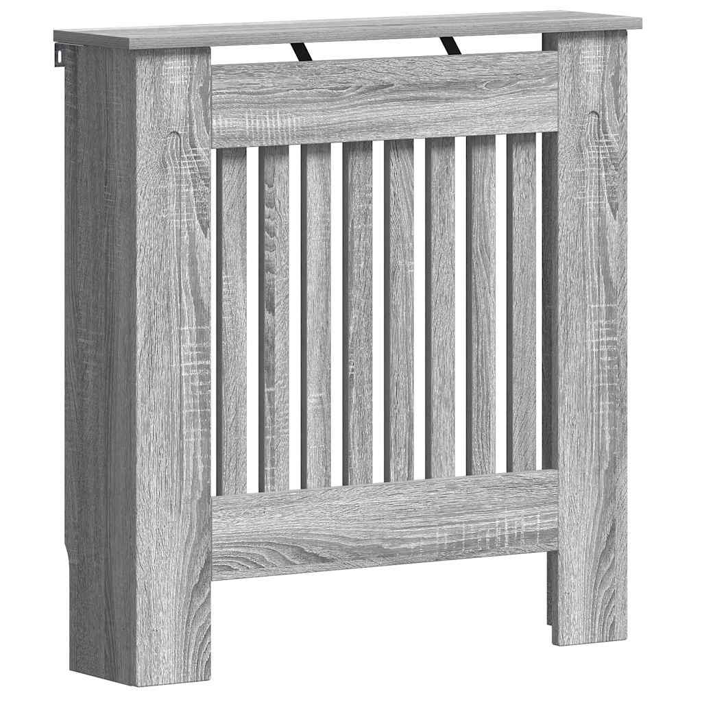 Radiator Deksel Grå Sonoma 78 x 19 x 81,5 cm Konstruert tre