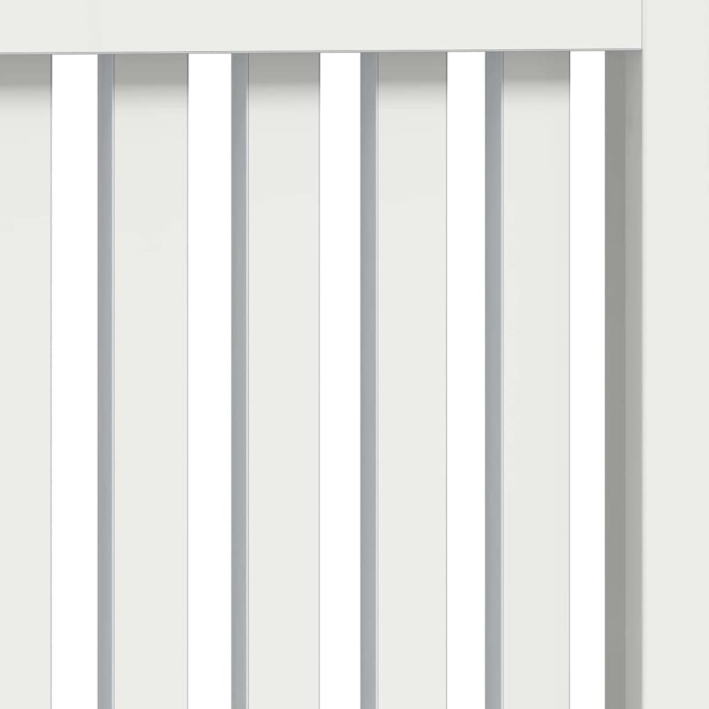 Radiator Deksel Høyglanset hvit 78 x 19 x 81,5 cm